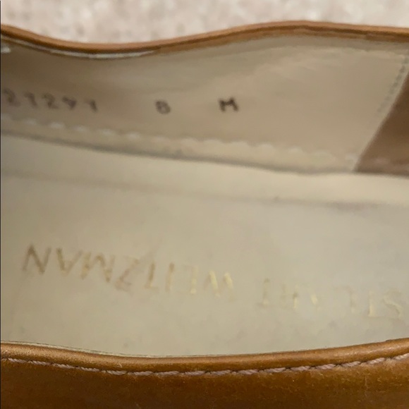 Leather Stuart Weitzman slip-ons: size 8 - Picture 3 of 6